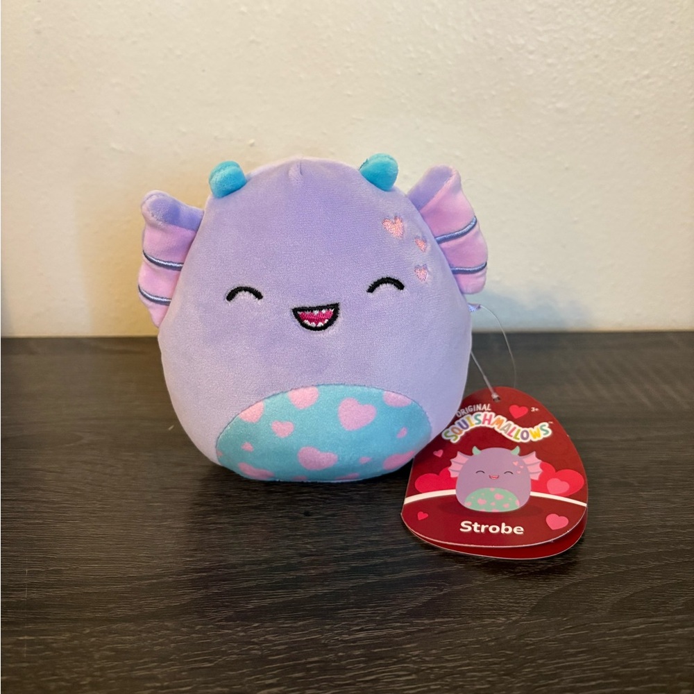 NWT Strobe The Purple Sea Monster 5” Squishmallow